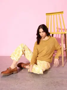 The Roadster Life Co. Cable Knit Pullover Sweater