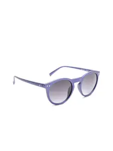 Fastrack Men Oval Sunglasses NBP383BK10