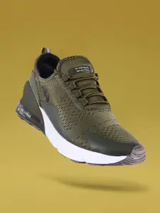 Campus Men Olive Green Running Shoes