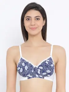 Clovia Softly Padded Non-Wired Printed Multiway Bra