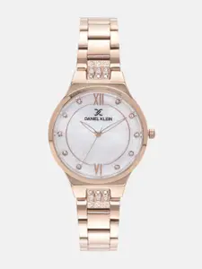 Daniel Klein Women White Analogue Watch DK12069-2