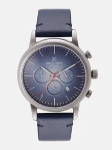 Daniel Klein Men Navy Chronograph Analogue Watch DK12162-6