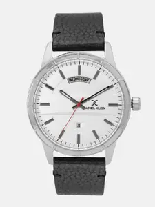 Daniel Klein Men Silver-Toned Analogue Watch DK12122-1