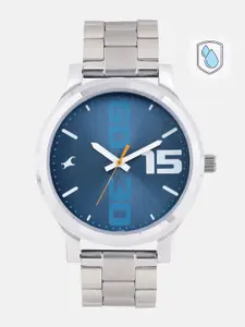 Fastrack Men Blue Analogue Watch 38051SM05