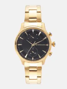 GIORDANO Men Black Analogue Watch 1946-55