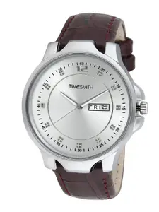 TIMESMITH Men Silver-Toned Analogue Watch TSC-027