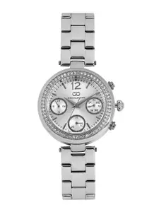 GIO COLLECTION Women Silver-Toned Dial Watch G2005-11