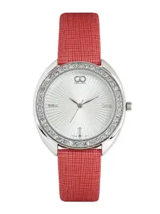 GIO COLLECTION Women Silver-Toned Dial Watch G0050-02