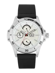 GIO COLLECTION Men Silver-Toned Dial Watch G0049-01