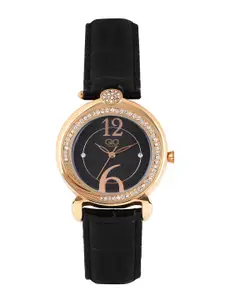 GIO COLLECTION Women Black Dial Watch G0042-05