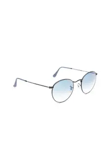 Ray-Ban Men Mirrored Oval Sunglasses 0RB3447I006/3F