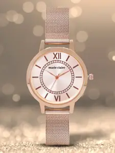 Marie Claire Women Rose Gold-Toned Analogue Watch MC 13D-A