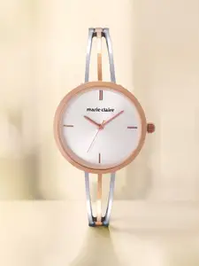 Marie Claire Women Off-White Analogue Watch MC 14D-A