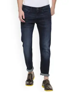 Allen Solly Men Blue Skinny Fit Mid-Rise Clean Look Stretchable Jeans