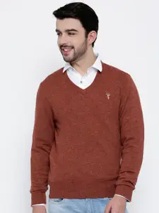 U.S. Polo Assn. Rust Orange Woollen Sweater