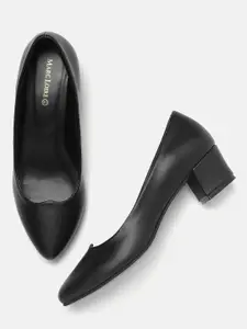 Marc Loire Women Black Solid Pumps