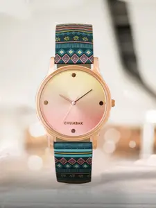 TEAL BY CHUMBAK Women Rose Gold Analogue Watch 8907605068942