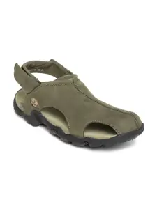 Woodland Woodland ProPlanet Men Olive Green Suede Casual Shoes
