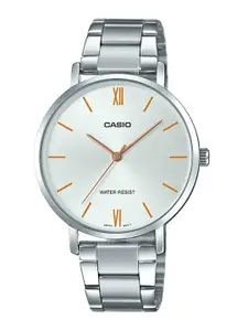CASIO Enticer Women Silver Dial Analog Watch LTP-VT01D-7BUDF - A1625