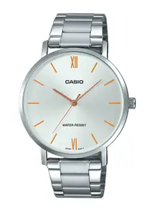 Casio Enticer Men Silver Analogue watch A1614 MTP-VT01D-7BUDF