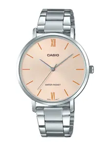 CASIO Enticer Women Beige Analogue watch A1624 LTP-VT01D-4BUDF