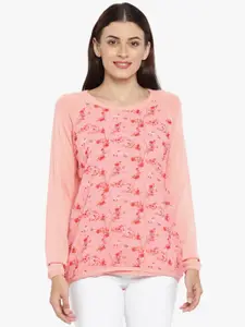 Annabelle by Pantaloons Pink Printed Blouse