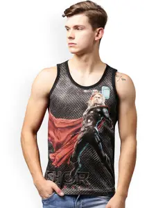 Marvel by Wear Your Mind Men Multicoloured Printed Round Neck T-shirt