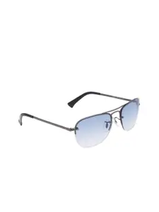 GIO COLLECTION Men Blue Wayfarer Sunglasses GM6158C11