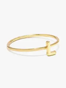 Accessorize Golden Metal Ring