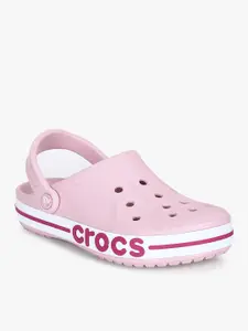 Crocs Pink Solid Thong Flip-Flops