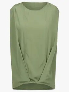U.S. Polo Assn. Green Solid Blouse