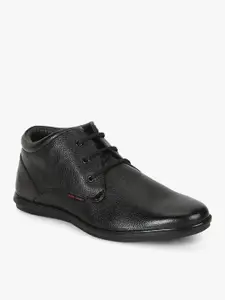 Red Chief Black Derby Lifestyle Shoes