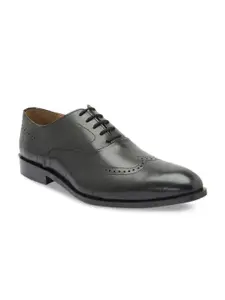 HATS OFF ACCESSORIES Men Black Formal Leather Brogues