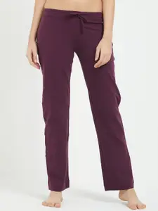 Fruit of the Loom Women Purple Solid Lounge Pants FKPS01-A1S1