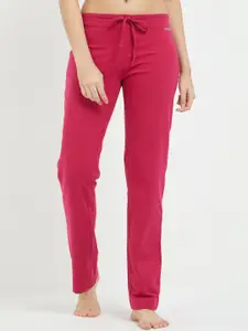 Fruit of the Loom Women Pink Solid Lounge Pants FKPS01-A1S5