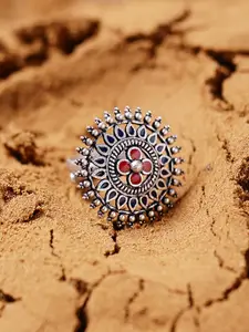 Voylla Women Silver-Toned Ring