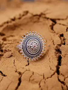 Voylla Women Silver-Toned Ring