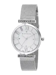 GIORDANO Women Silver-Toned Analogue Watch C2149