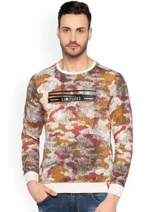 Status Quo Men Multicoloured Printed Sweatshirt