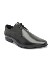 Hats Off Accessories Men Black Genuine Leather Derbys