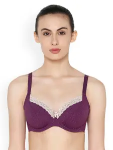 Triumph Beauty-Full Non Padded Wired Full Cup Polka Dot Bra