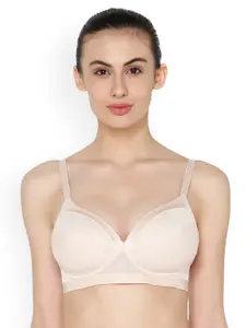 Triumph Beige Airy Sensation Invisible Padded Wireless Spacer Cup Bra 7613142290678