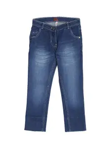 ELLE Girls Blue Regular Fit Mid-Rise Clean Look Jeans
