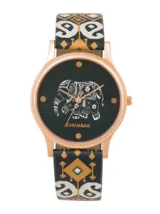 TEAL BY CHUMBAK Women Black Analogue Watch