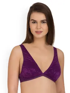 Tweens Purple Lace Non-Wired Non Padded Bralette TW254DPR