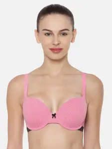 Triumph Beauty-Full 111 Style Wireless Padded Polka Dots Full Coverage Support Big-Cup Bra