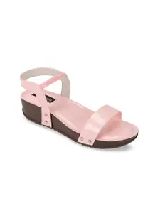 Shoetopia Women Pink Solid Heels
