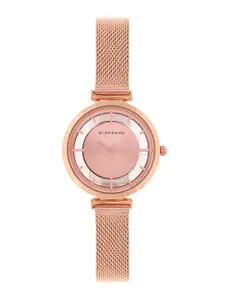 GIORDANO Women Rose Gold Analogue Watch C2175-11