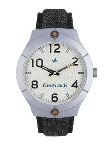 Fastrack Men White Analogue Watch