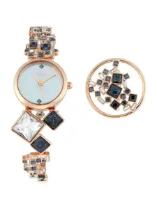 Titan Raga Cocktails Women Rose Gold Analogue watch 95106WM02F